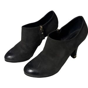 Louis Vuitton Black Mixed-Material Ankle Booties